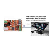 DMX512 lighting addresses writer, DMX512 write code, RS485 differential transmission, suitable for LED wall lights,etc.