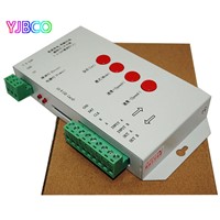 DC5~24V T1000S 128SD Card led Pixels Controller ,for WS2801 WS2811 WS2812B LPD6803 2048 LED controller