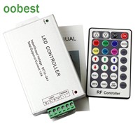oobest Lighting Accessories RGB Controler RF Wireless Remote 28 Keys 5-24 V 3 Channels LED Controller for RGB LED Strips Light