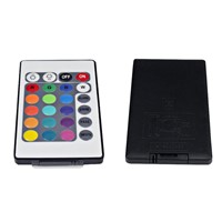 Practical Mini 24 Key IR Remote Controller Box DC 12V 6A For 3528 5050 RGB LED Light Strip