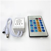 24 Key IR Wireless Remote Controller For Single Color 3528 5050 5630 Led Strips