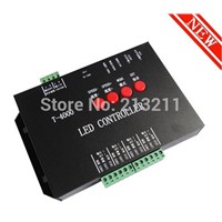 AA 1PC T-8000 T8000 led pixel module controller SD card WS2801,WS2811,6803,8806 IC max control 8192 pixels