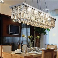 the new listing  L500mm K9 Crystal Chandelier for dining room Rectangle NEW Modern Ceiling Chandelier Upscale atmosphere