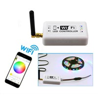 Wifi Wireless RGB LED Strip Controller DC7.5-24Vfor iOS iPhone iPad Android Smartphone Tablet home control amplifier system