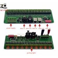 30CH dmx512 rgb led strip controller dmx decoder led dimmer driver dc9-24v