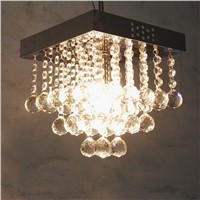 Fashion Square K9 Crystal E14 LED Bulb Chandelier Lamp Home Deco Dining Room 30# Crystal Ball Chandelier Lighting Fixture