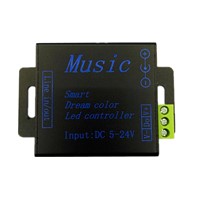 LED music controller DC5V-24V SPI RGB Smart dream color for 5050 ws2811 ws2812b led strip modules
