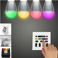 Mi Light 100-240V 2.4G RF Touch Screen RGBW Controller 4-Zone 9 Models for RGBW RGBWW Led Bulb Strip 86 Wall Touch Controller