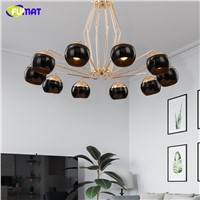 FUMAT Art Deco Spider Chandeliers Iron Suspension Lights Nordic Designer Chandelier Bedroom Study Dinning Room Living Room Lamp