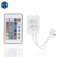 24key IR Remote Controller DC 12V 6A LED Lights Dimmer Fit For SMD 3528/5050/2018/3014 RGB LED Strip Lamps