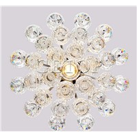 Best Price Modern LED Crystal Chandeliers Restaurant Aisle Entrance Hall Corridor LED Crystal Lamps Lighting Fixture D28xH28cm