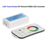 5pcs 12V 12A Touch Screen RGBW LED Controller 2.4G RF Wireless Remote Control For SMD 5050 3528 LED Rigid Strip Bulb