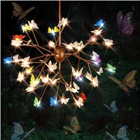 45 lights Modern Pendant Lamp Firefly Butterfly Chandeliers Lights LED Chips Art Decoration for Living Room Restaurant