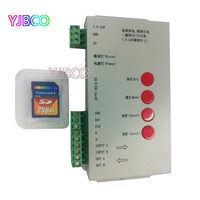 Original(Reject cloning) T1000S Full Color Controller 256 SD card For WS2811 WS2801 WS2812B LPD8806 6803 1903 led Digital strip