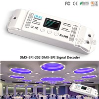 DMX-SPI-202 led controller WS2811/WS2812/WS2812B/TM1804/WS2801/LPD6803/LPD8806/1903 DMX TO SPI Decoder for led strip tape Ribbon