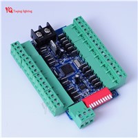 WS-DMX-24CH-BAN 24CH DMX dimmer controller board ,24 channel DMX512 decoder dimmer with 3P connection 24A output for led Strip