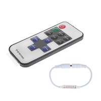 YAM 10-level Dimmer RF Wireless 11 Key Remote Controller Mini Dimmer For Single Color Strip Light Battery Included