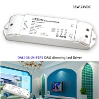 LTECH led power;DALI-36-24-F1P1;AC100-240V input;DC 24V 1.5A 36W output;DALI/Push button CV DALI Led Dimming Driver