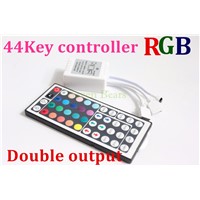 New 44 Key 2Ax3 Double Outputs IR Remote Controller RGB 5050 LED Light Strip 3528 #6451