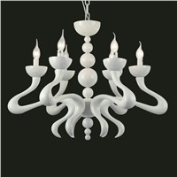 New modern art of creative LED White chandelier lighting decoration lamp living room restaurant