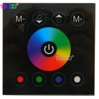DC12-24V RGBW LED Controller Touch Panel Wall Mounted Color Changable Switch For LED Strip Light Home lamp Lighting