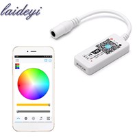 LAIDEYI  LED Mini DC12V Wifi Colorful Dimmer RGB Controller for RGB Strip Lights car decoration lighting Drop Shipping 825