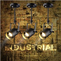 LED E27 220v  110V American Loft Vintage pendant light Personality Wrought Iron lights Edison nordic lamp industrial  la