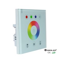 Hot sale touch panel smart LED controller 4 channel for RGBW LED strip lights input DC12-24V output 16A