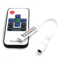 12V 10Keys Mini RF Wireless Controller For LED RGB Strip 5050/3528 Remote Lighting Home Science