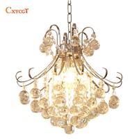 Modern Luxury LED Crystal Chandelier Restaurants Bedroom Crystal Lamp Fashion Creative Living Room Lamp Aisle Crystal Light