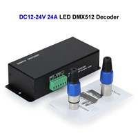 5pcs DC24V 24A LED DMX512 Controller Decoder DMX For SMD 3528 5050 5730 RGB LED Strip Rigid Module