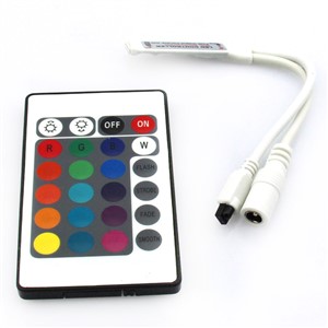 C7 1pcs DC12V mini 24 Keys IR RGB Remote Controller for SMD3528/5050/3014 RGB LED Strip lights Mini Controller