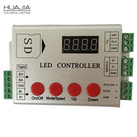 1PCS Led Pixel Controller SD Card 2048 pixels Controller Support Dmx WS2811/WS2812b/WS2801/TM1804/WS2821 IC Controller