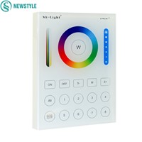 Mi-light 8Zone LED Remote Controller Smart Touch Panel Remote For 5 in 1 LED Controller RGB+CCT LED Bulb Downlight Strip Lights