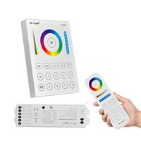 Mi Light Led Controller 2.4G wireless 8 Zone RF Dimmable dimmer remote Touch Panel Wall-mounted rgbww led Controller