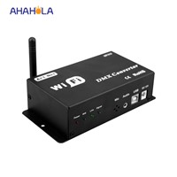 12v wifi converter,convert wifi signal into dmx signal led lamp dimmer controller output dmx signal only phone IOS Andriod use