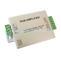 Led RGB amplifier controller 12A RGB strip Amplifier DC 12/24V 144W led amplifier enlarge signal Al case high quality
