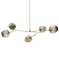 Glass Ball Branching Bubble Pendant Chandeliers For Dining Room Living Room Modern Chandelier Lighting Lustre Led Avize E27 Lamp