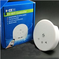 UFO  WIFI led controller DC12-24V  RGB  RGBW  Timing function,group control,music mode,16million colors,LED wifi controller