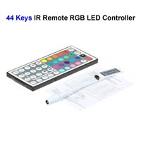 20pcs Mini DC12V 44 Keys Wireless RGB LED Controller With IR Remote Control For SMD 3528 5050 5730 5630 RGB LED Strip