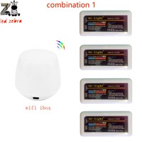 mi.light 2.4GHz rf rgbww touch screen remote controller and wifi ibox controlled by app ios android