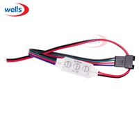 3key DC5v RGB Led strip Mini controller with 4pin connector for WS2801 Module