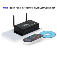 15pcs WiFi RGB LED Controller Touch Panel Screen RF Remote Control For SMD 3528 5050 RGB LED Rigid Strip