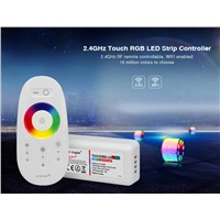 Milight FUT025 2.4G Wireless Touch screen RGB led controller DC12-24V 18A RF remote control for led strip/bulb/downlight/tape