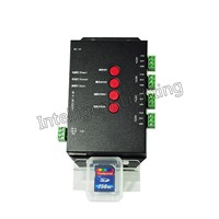 T-4000S controller SD card led controller T4000 with max 1024 pixel every port for WS2811 WS2801 WS2803 LP6803