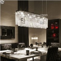 k9 Crystal LED Chandelier Light Fixture Crystal Light Lustre Hanging Suspension Light for Dining Room, Foyer, Stairs