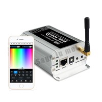 WiFi-104 LED wifi master RGB IT controller with M12 LED remote 2.4GHz Wi-Fi supports max 12 zones control,WIFI LED Controller