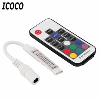 1Pc Mini RF Wireless Led Remote Controller Led Dimmer Controller for Single Color Light Strip SMD5050/3528/5730/5630/3014