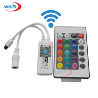 1pcs RGB / RGBW wifi Controller with 24key remote IOS/Android Mobile Phone wireless for 5050 RGB / RGBW LED Strip
