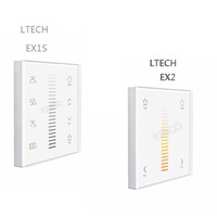 EX1S/ EX2 LED Dimming touch panel Brightness adjustment RF 2.4GHz DMX512 Dimmer for led tape lamp led strip light AC110V~2